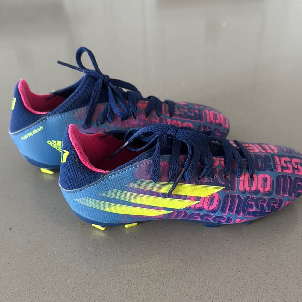 Adidas Blue and Pink Sneakers Dynamic Design